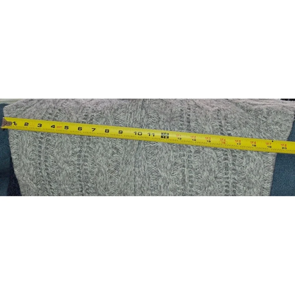 Motherhood Maternity Cardigan Women’s Medium Grey Knit Open Front Sweater - Picture 10 of 14